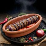 Kiremitte Patlıcanlı Kebap